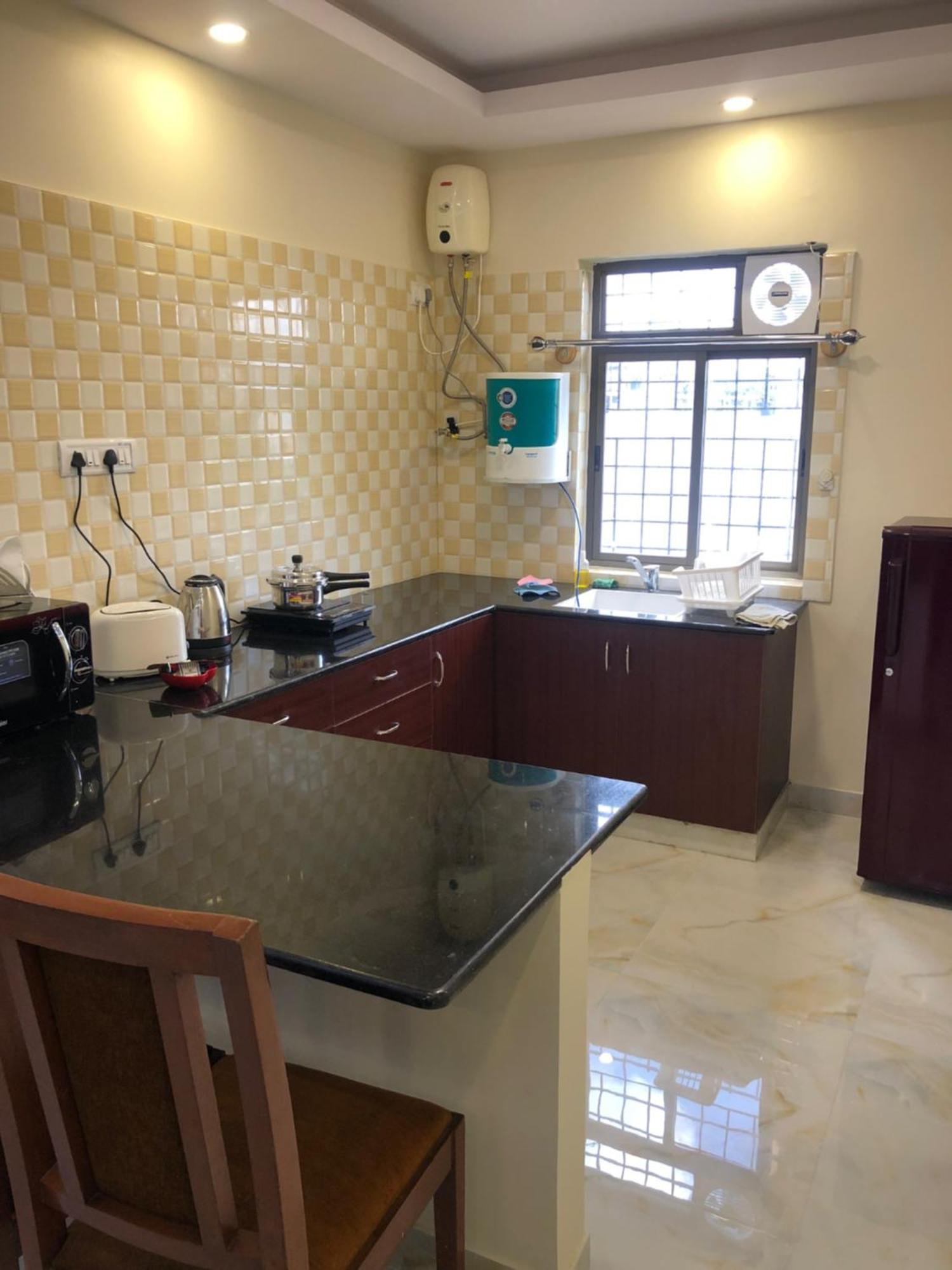 Family Friendly Studio Apartment บังกาลอร์ ภายนอก รูปภาพ